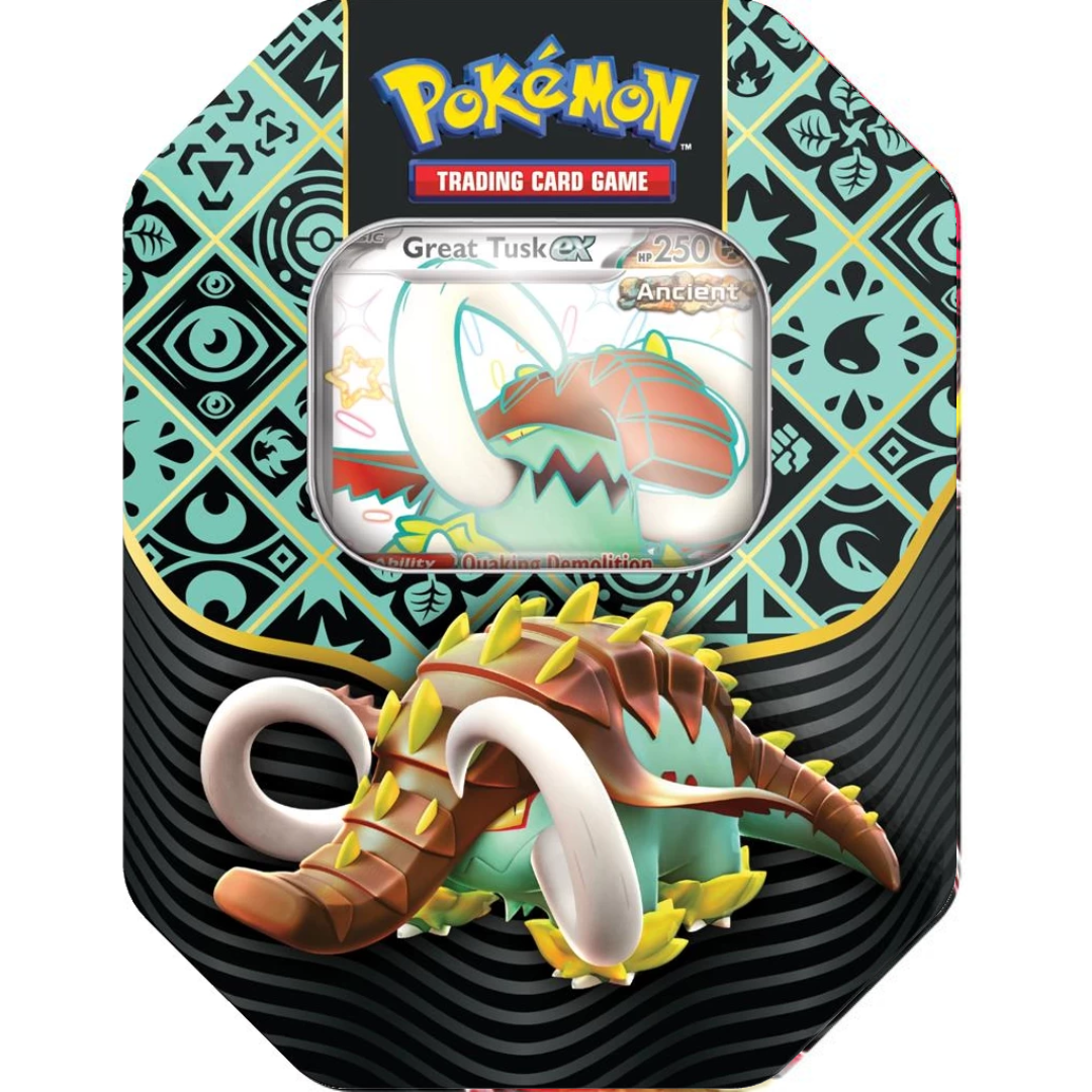 Pokémon TCG - Paldean Fates - Tin (Great Tusk EX)