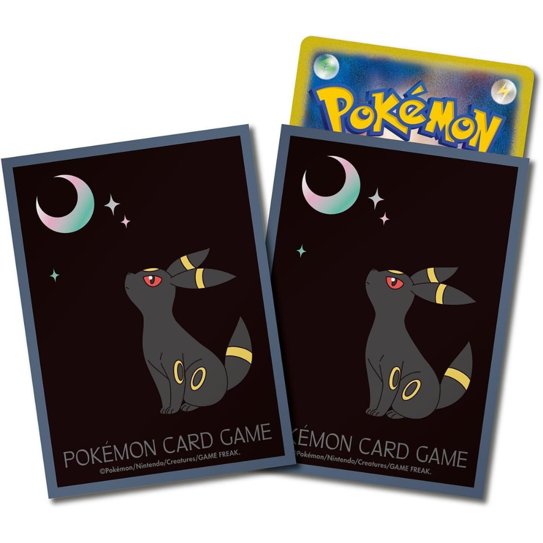Pokémon TCG - Pokemon Center 2022 Umbreon Moonlight Premium Gloss Set Of 64 Deck Sleeves (No Border Version) - Pokémon Center Exclusive