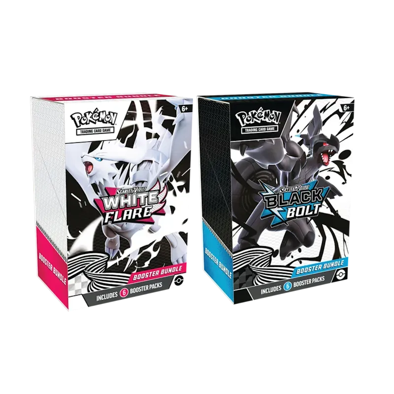 PRE ORDER - Pokémon TCG - SV10.5 - Black Bolt/White Flare - Booster Bundle (set)