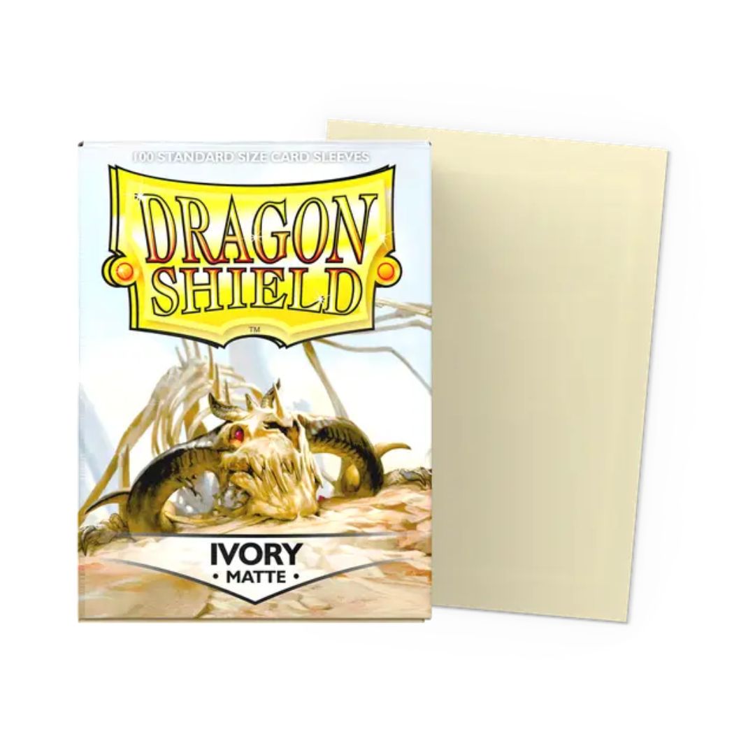 Dragon Shield - Matte Sleeves - Ivory (100 stuks)