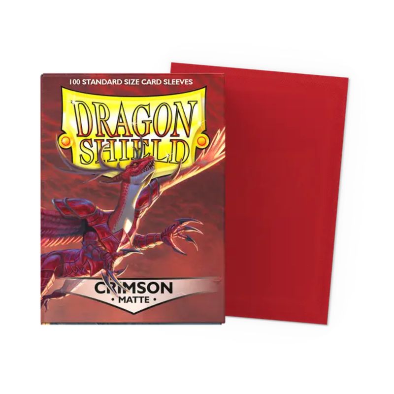 Dragon Shield - Matte Sleeves - Crimson (100 stuks)