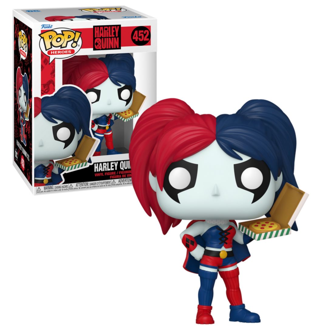 Funko POP! - Harley Quinn w/ Pizza - 452 DC Heroes