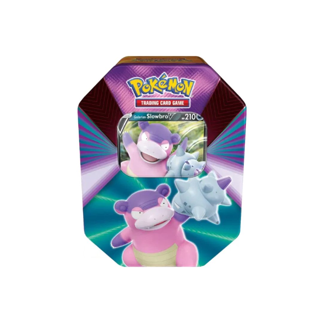 P-Kémon TCG - V Forces Tins: Galarian Slowbro V Tin
