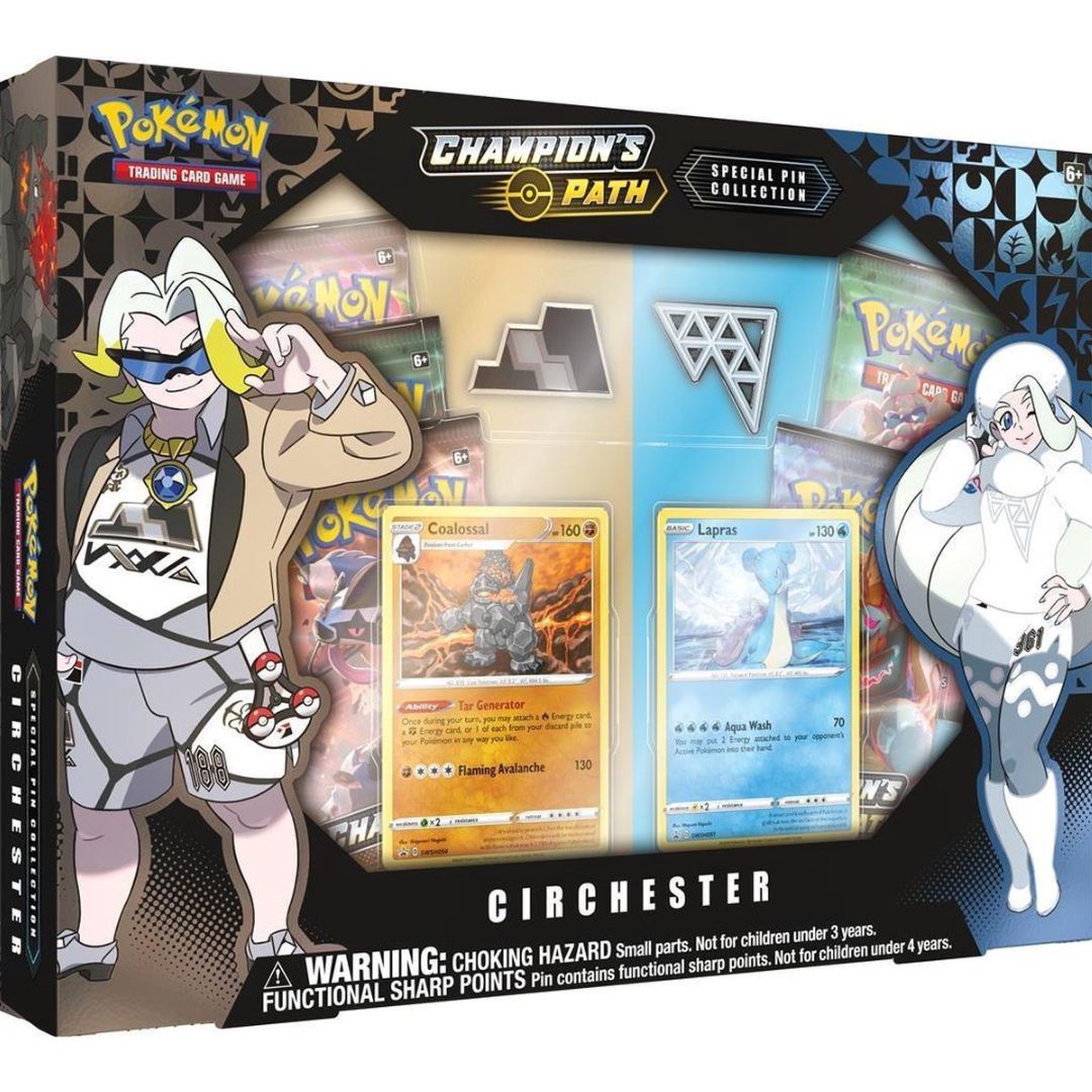 Pokémon TCG - Champions Path - Special Pin Collection Circhester