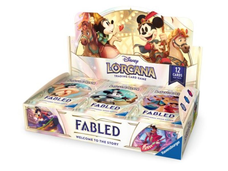 Disney Lorcana - Fabled - Booster display