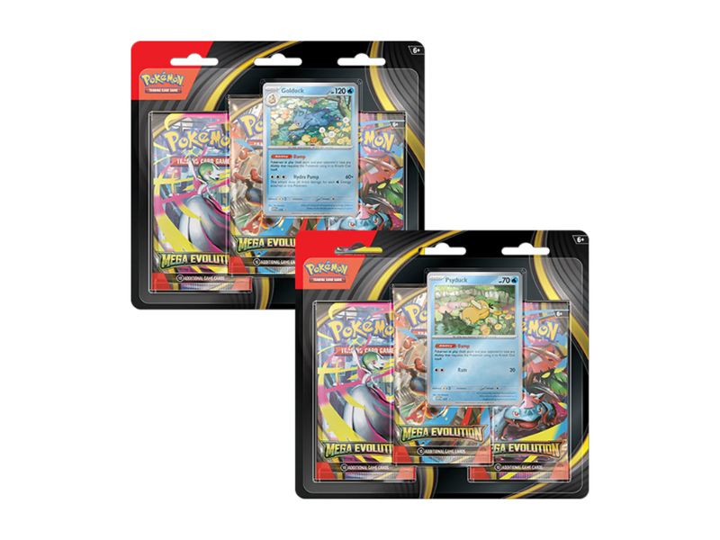 Pokémon TCG - Mega Evolution - 3-Pack blister Psyduck of Golduck (Random blister)