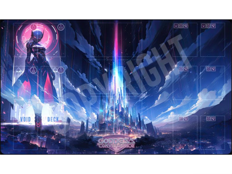 The Goddess Convergence TCG - Playmat - Cyberia