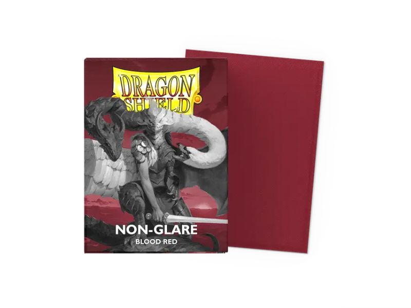 Dragon Shield Blood Red - Non-Glare - Matte Sleeves (100 stuks )