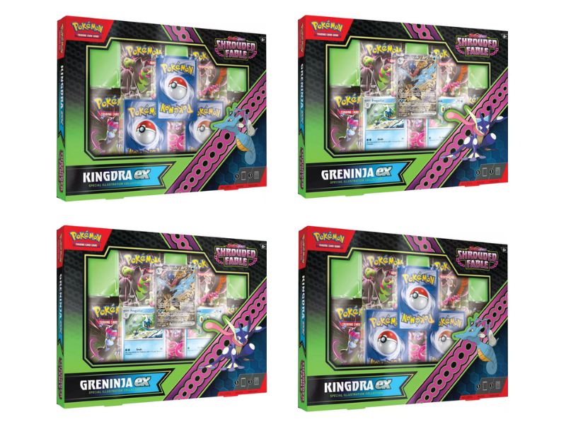 Pokémon TCG - Shrouded Fable - Special Illustration Collection Kingdra EX of Greninja EX ( random versie )