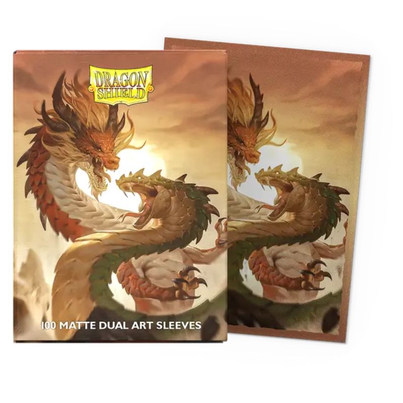 Dragon Shield - Dual Matte Sleeves - Wood Snake 2025 (100 stuks)