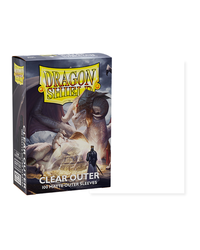 Dragon Shield - Outer Sleeves - Clear Matte (100 stuks)