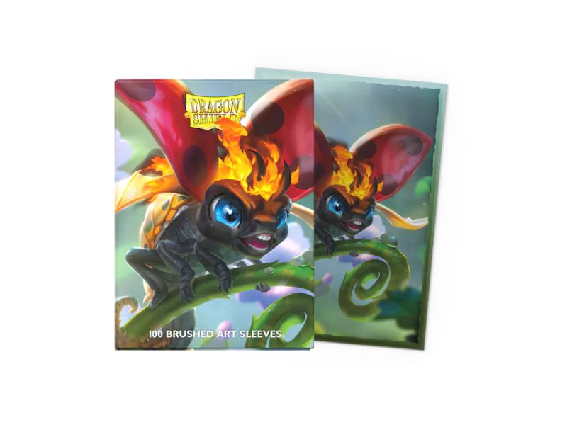 Dragon Shield - Brushed Art Sleeves - The Burnbug  (100 SLEEVES)