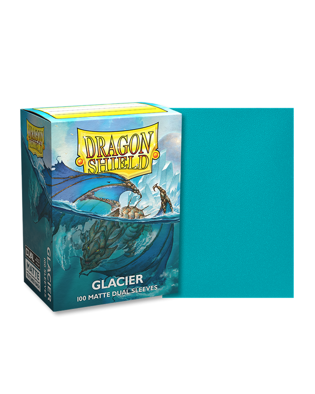 Dragon Shield - Dual Matte Sleeves - Glacier (100 stuks)
