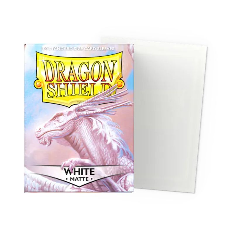 Dragon Shield - Matte Sleeves - White (100 stuks)