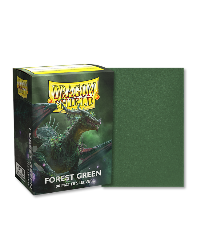 Dragon Shield - Matte Sleeves - Forest Green (100 stuks)