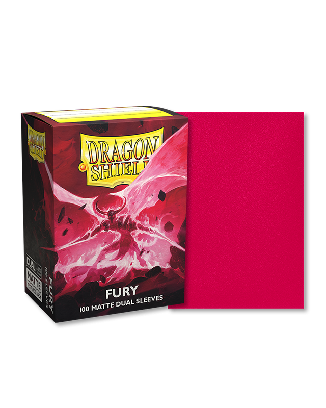 Dragon Shield - Dual Matte Sleeves - Fury (100 stuks)
