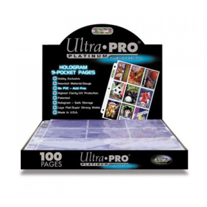Ultra Pro Platinum Series 9-pocket page (100pc)