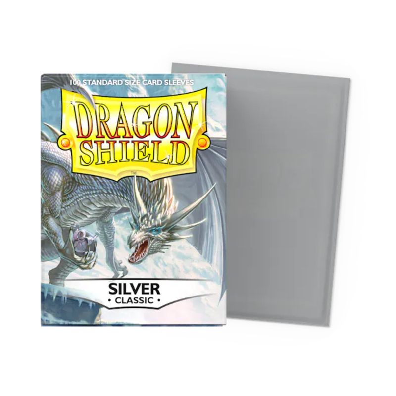 Dragon Shield - Classic Sleeves - silver (100 stuks)