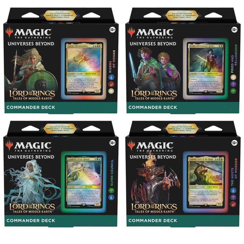 Lord of the Rings: Tales of Middle-earth  - commander deck set (set van 4 decks)