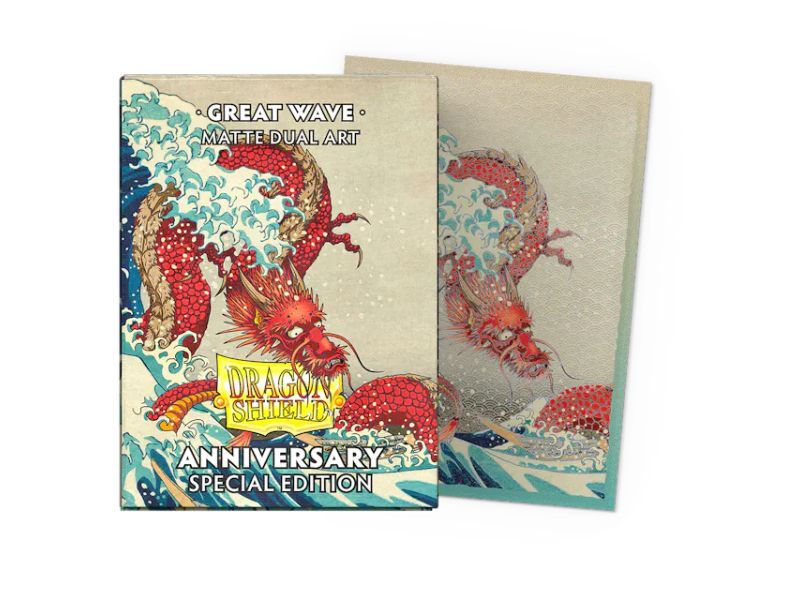 Dragon Shield - Dual Matte sleeves - Great wave anniversary edition  (100 stuks)