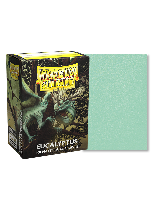 Dragon Shield -  Dual Matte Sleeves - Eucalyptus (100 stuks)