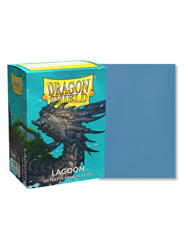 Dragon Shield -  Dual Matte Sleeves - Lagoon (100 stuks)