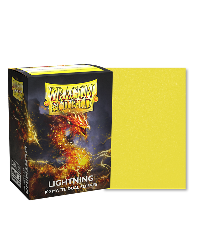 Dragon Shield -  Dual Matte Sleeves - Lightning (100 stuks)