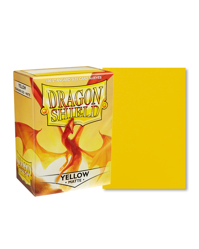 Dragon Shield - Matte Sleeves - Yellow (100 stuks)