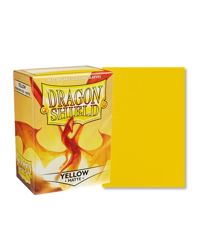 Dragon Shield - Matte Sleeves - Yellow (100 stuks)
