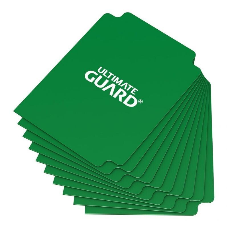 Ultimate Guard Card Dividers: Green (10 stuks)