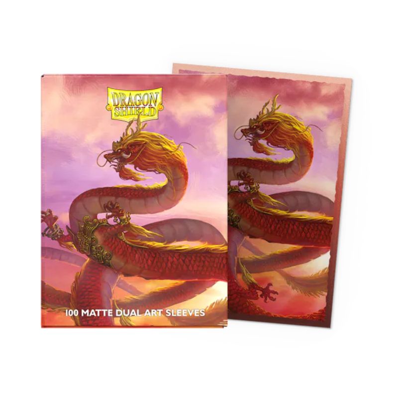 Dragon Shield - Brushed Art Sleeves - Wood Dragon (100 stuks)