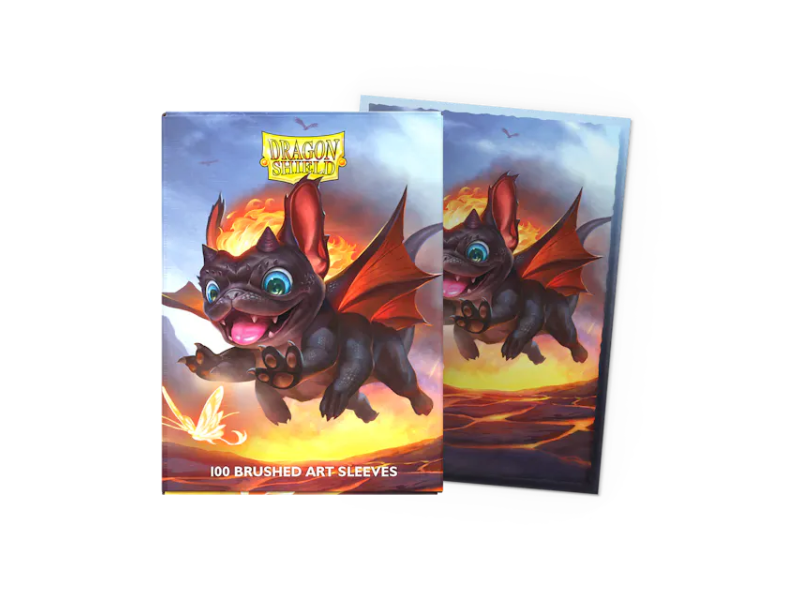 Dragon Shield - Brushed Art Sleeves - The Wufdragon (100 SLEEVES)
