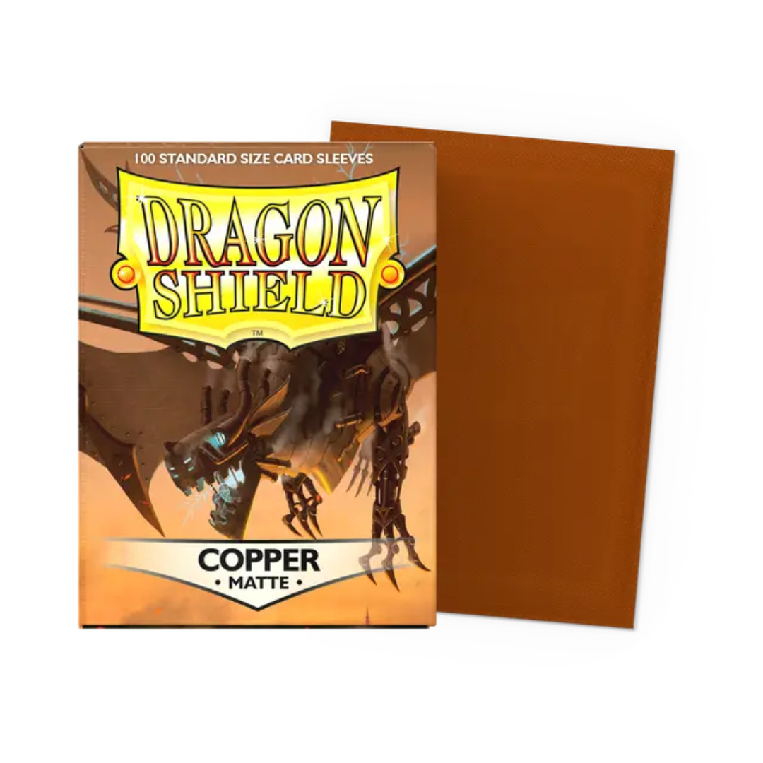 Dragon Shield - Matte Sleeves - Copper (100 stuks) Dragon Shield - Matte Sleeves - Copper (100 stuks)