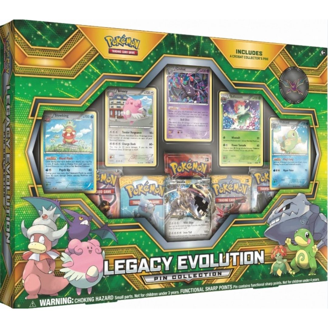 Pokémon TCG - Legacy Evolution Pin Collection Pokémon TCG - Legacy Evolution Pin Collection
