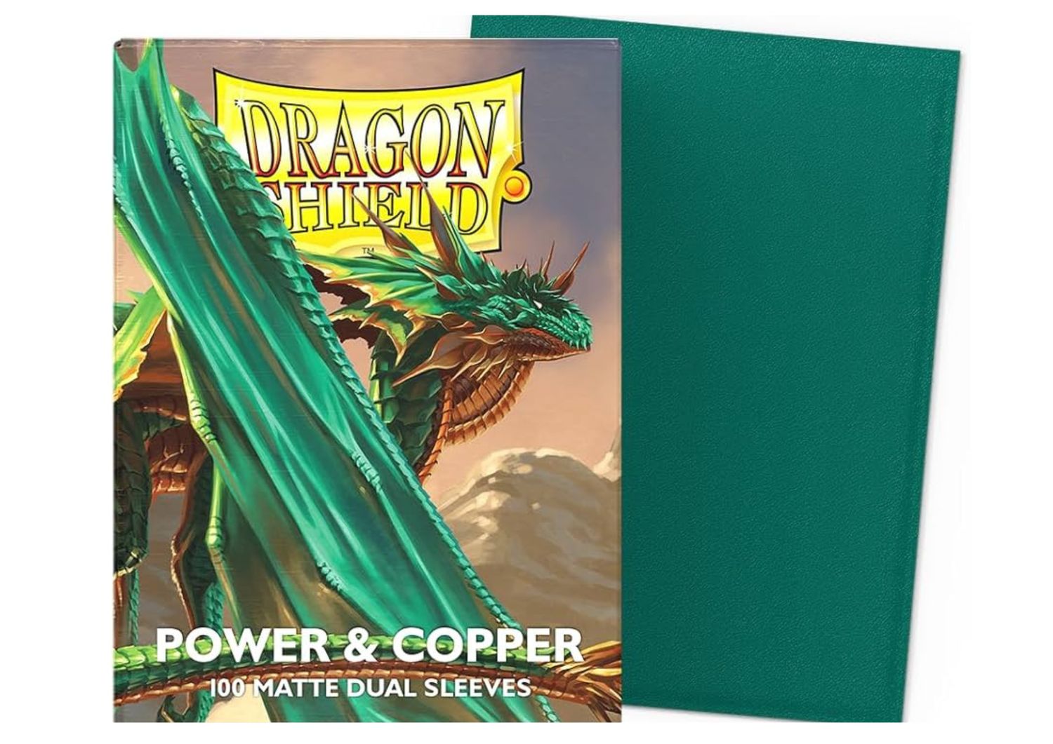 Dragon Shield - Dual matte sleeves - Power &amp; Copper