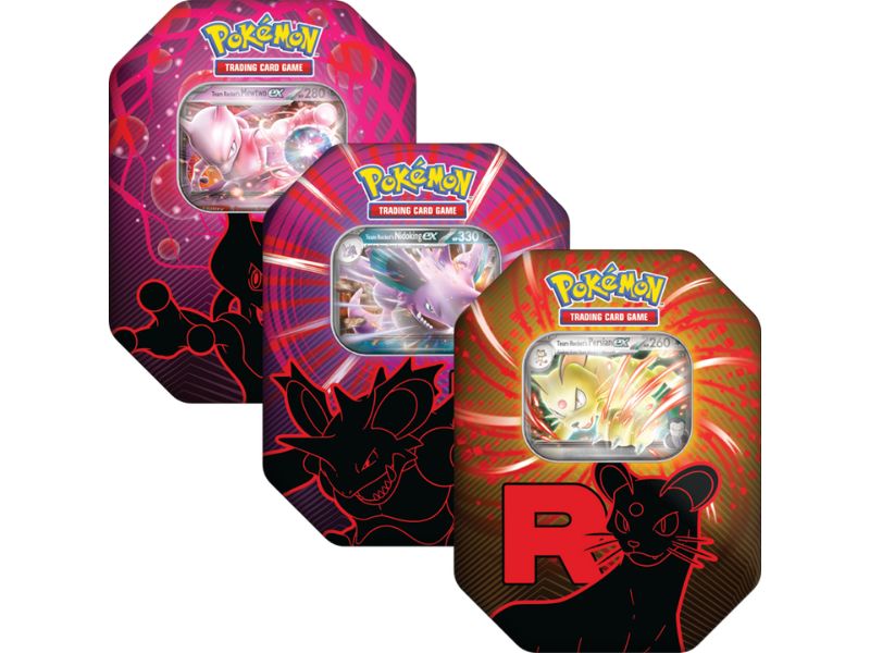 Pokémon TCG - Team Rocket Tin - 1 Random Tin ( EU versie )