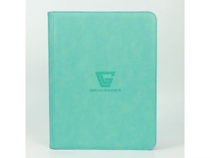 Gemloader - toploader binder 3x3 kleur Tiffany Blauw