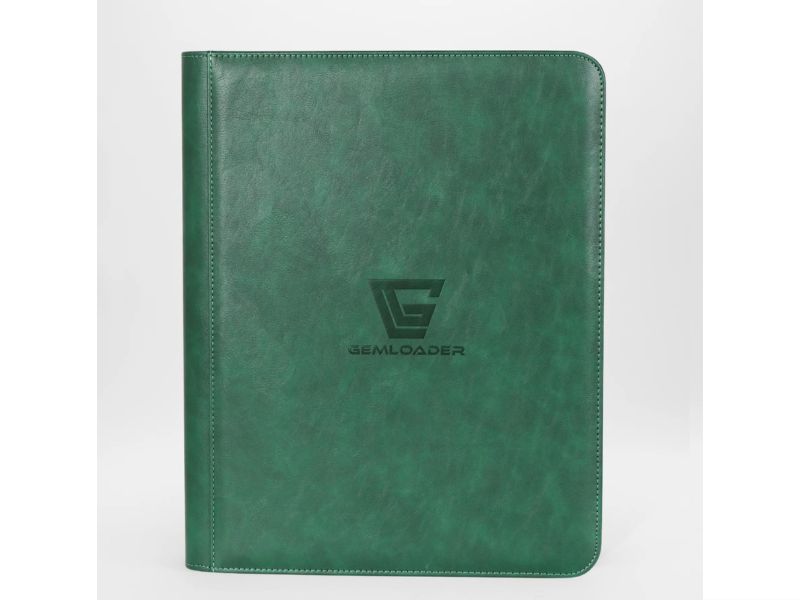 Gemloader - toploader binder 3x3 kleur Groen