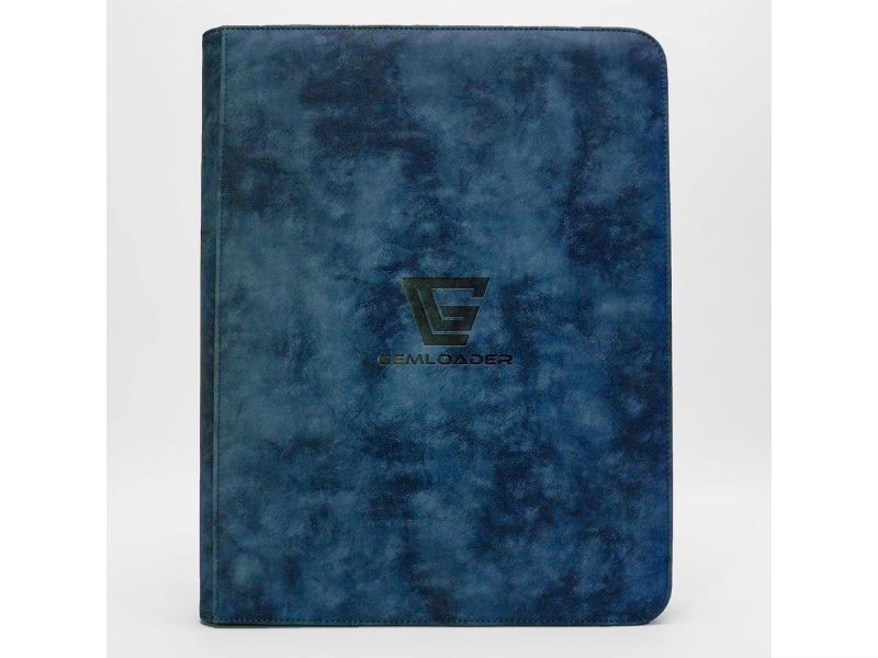 Gemloader - toploader binder 3x3 kleur Blauw
