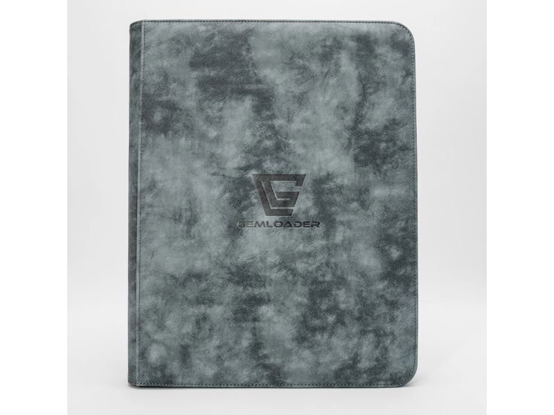 Gemloader - toploader binder 3x3 kleur Grijs