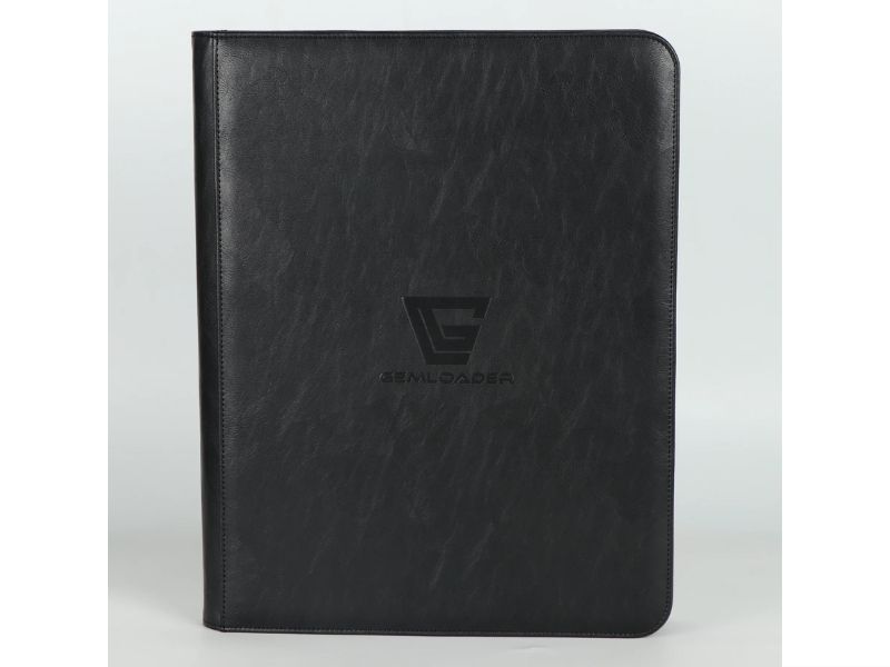 Gemloader - toploader binder 2x2 kleur zwart