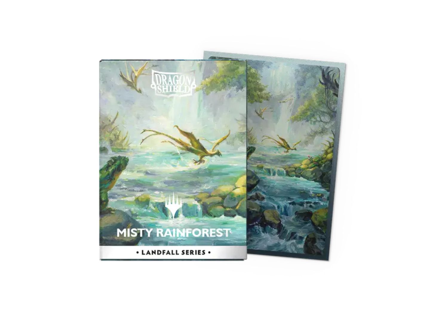 Dragon Shield - Matte Dual Art Sleeves - Misty rainforest (100 stuks)