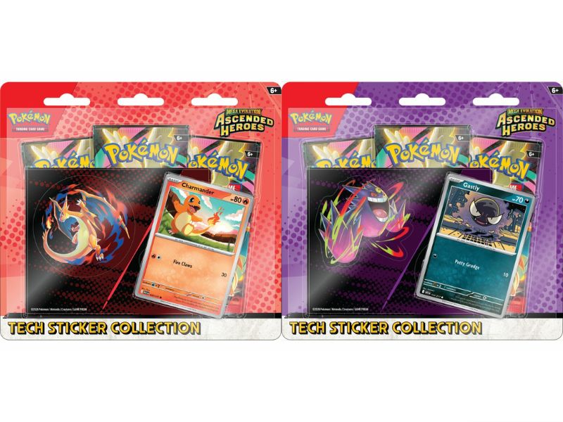 Pokemon - Ascended Heroes - sticker Blister pack (random versie)
