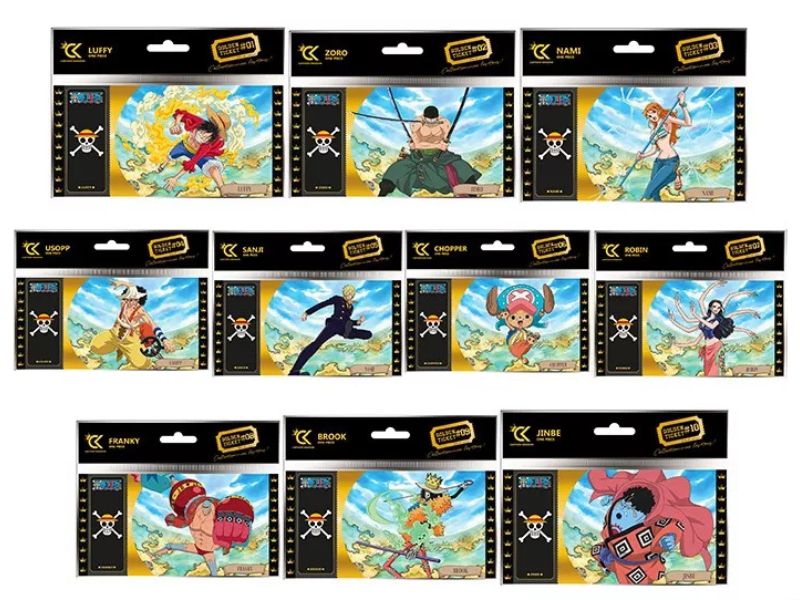 One Piece - Golden Ticket: Black Edition (set van 10)