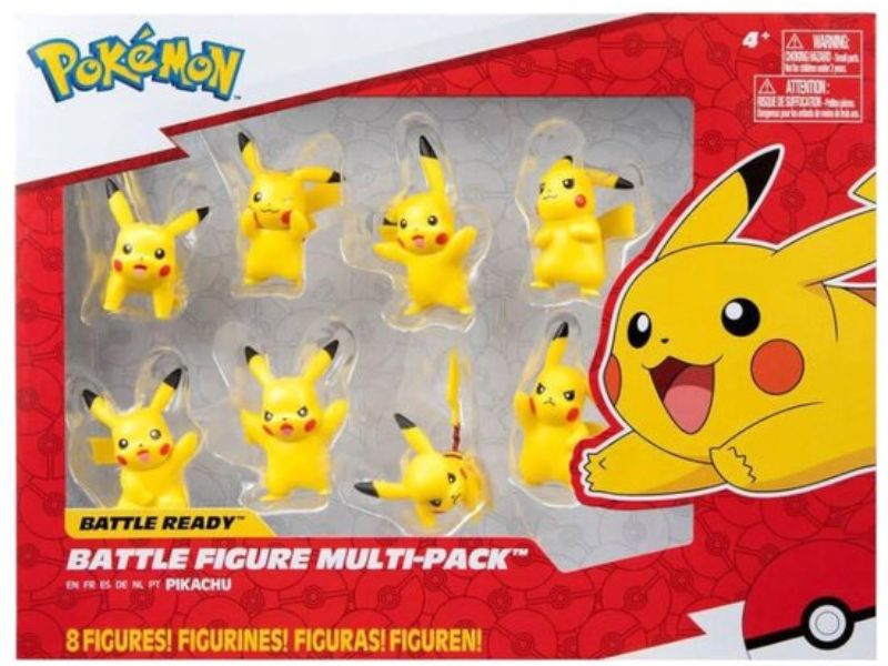Pokémon Battle Feature Vinyl Figures 8 Pack Pikachu