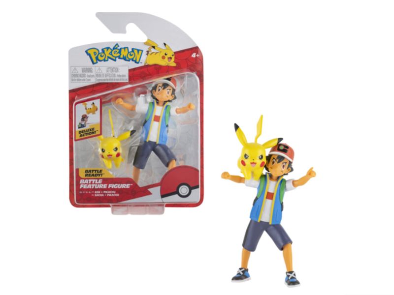 POKEMON BATTLE FEATURE FIGURE [ASH + PIKACHU]