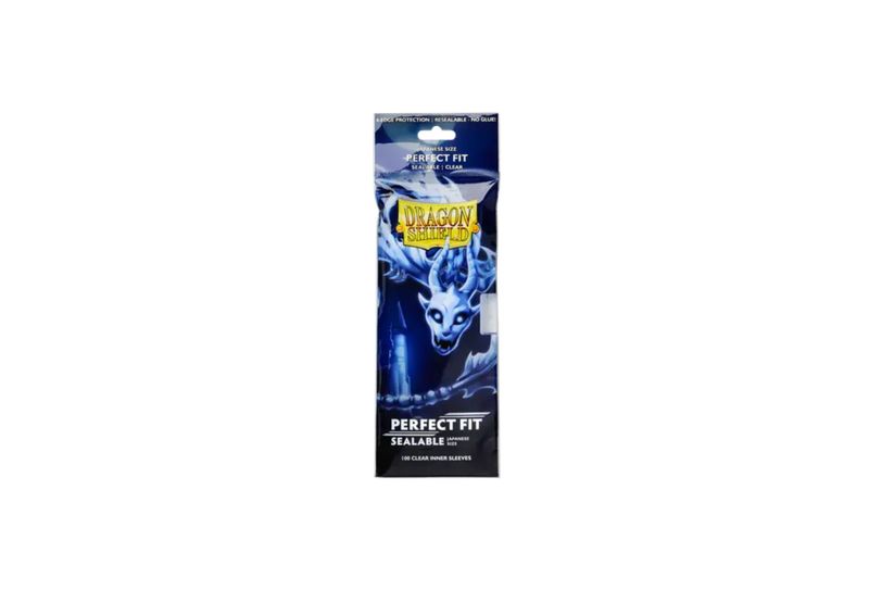 Dragon Shield - Sealable Perfect Fit Sleeves Japanese size - Clear