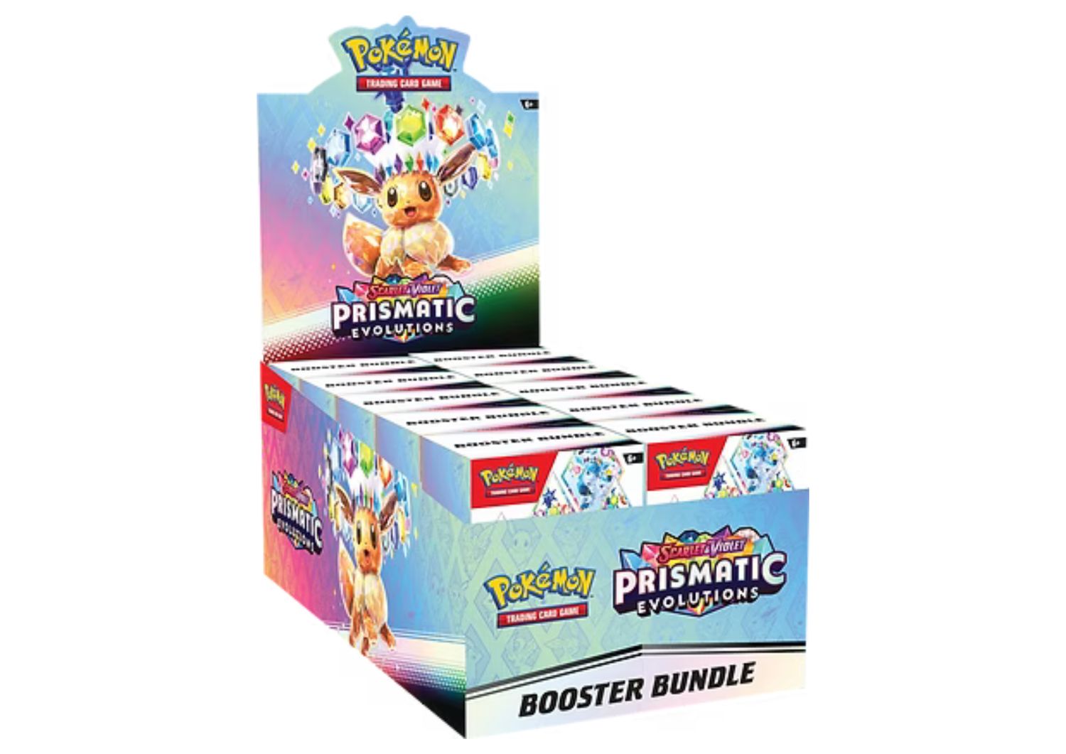 Pokémon TCG - Prismatic Evolutions - Booster Bundle Display