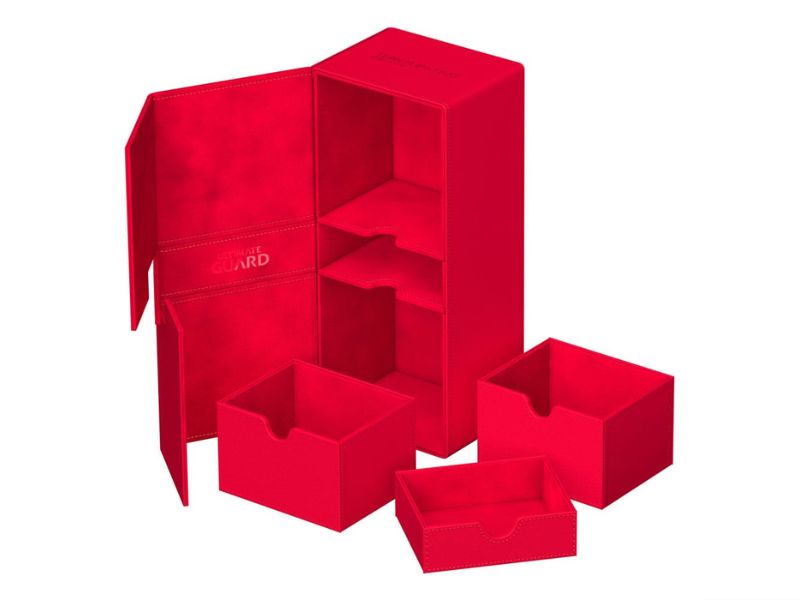Ultimate Guard - Twin Flip'n'Tray 266+ Xenoskin - Red