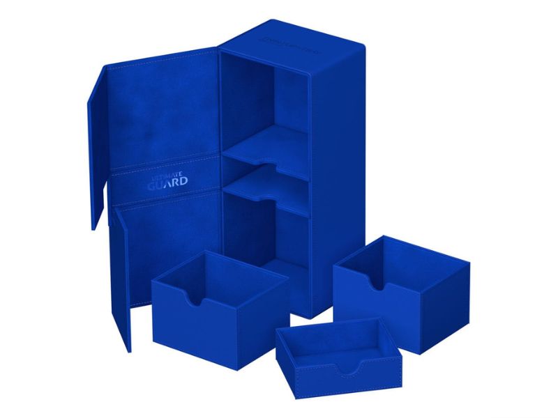 Ultimate Guard - Twin Flip'n'Tray 266+ Xenoskin - Blue